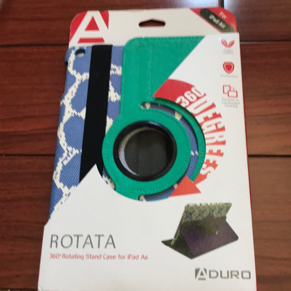 DURO 360 degree rotating case for iPad Air